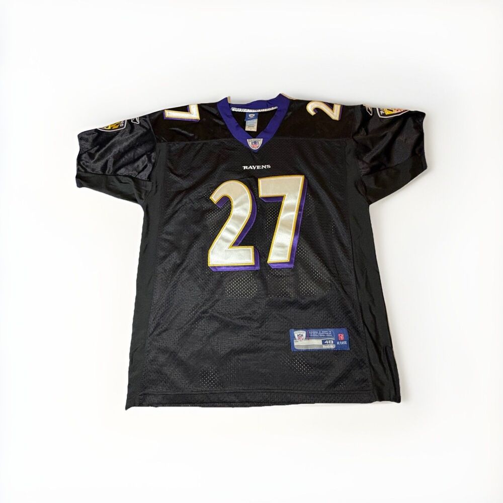 Vintage Reebok Ray Rice Baltimore Ravens #27 NFL Jersey Men’s 48 Black